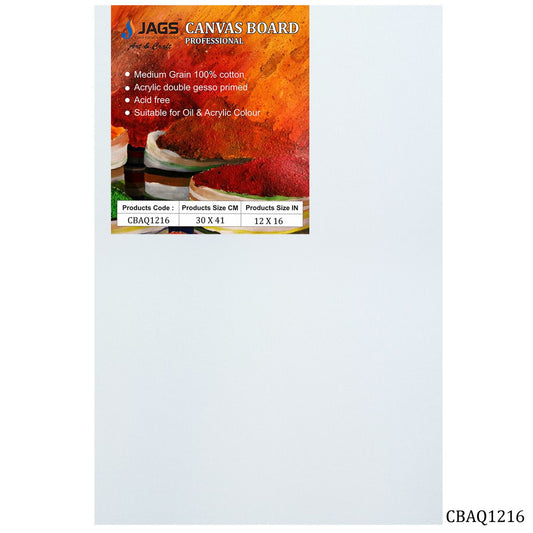 Gift To Love | Canvas Board Artist Quality | Color : White | Size : 12 X 16 Inch | Code : CBAQ1216