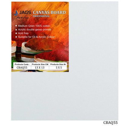 Gift To Love | Canvas Board Artist Quality | Color : White | Size : 5 X 5 Inch | Code : CBAQ55