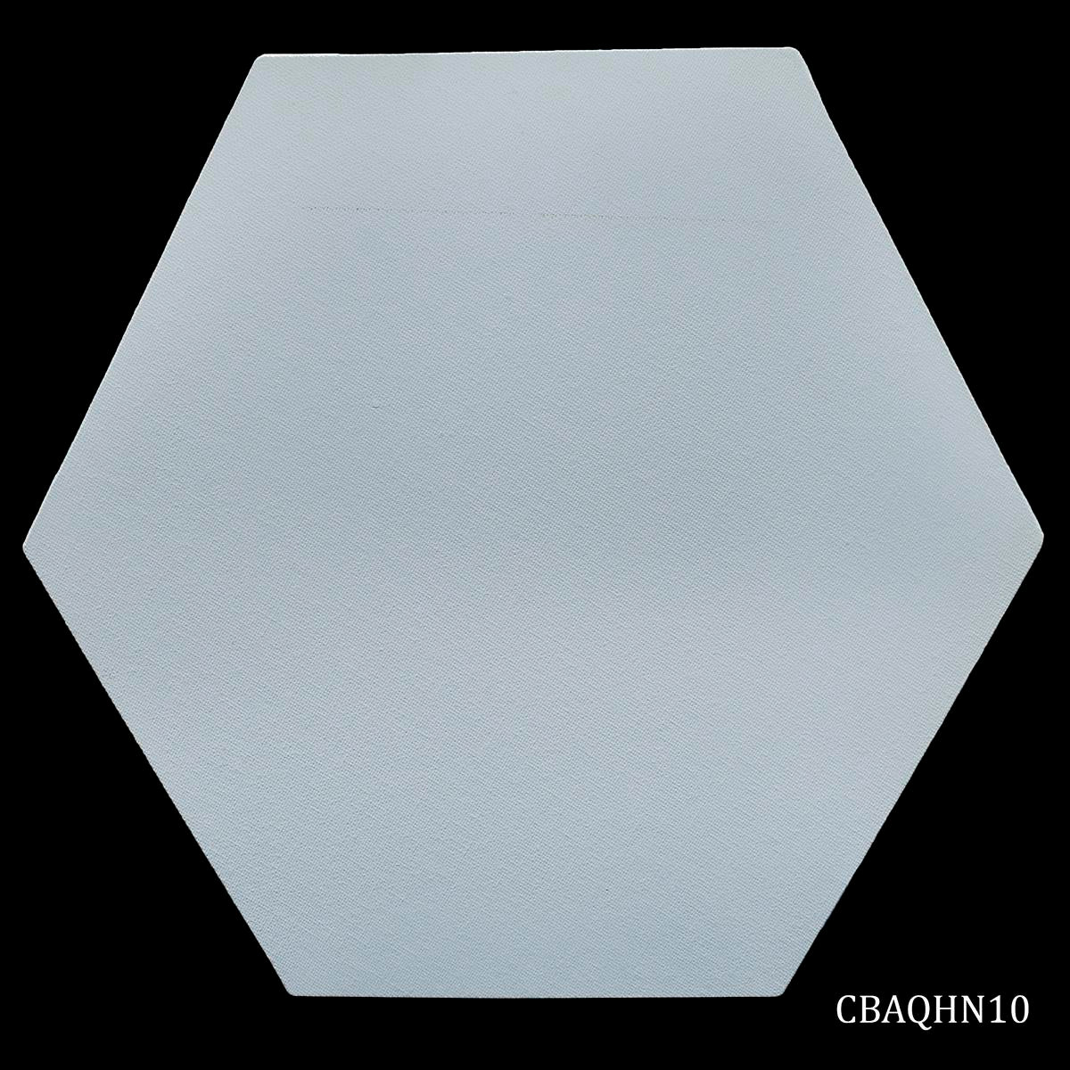 Gift To Love | Canvas Board Artist Quality Hexagon | Color : White | Size : 10 Inch | Code : CBAQHN10
