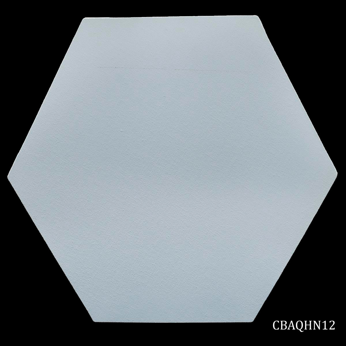Gift To Love | Canvas Board Artist Quality Hexagon | Color : White | Size : 12 Inch | Code : CBAQHN12