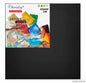 Gift To Love | Canvas Board Stretched | Color : Black | Size : 40 X 40 Cm | Code : CBB40X40