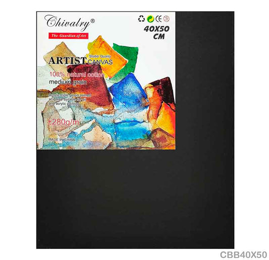 Gift To Love | Canvas Board Stretched | Color : Black | Size : 40 X 50 Cm | Code : CBB40X50