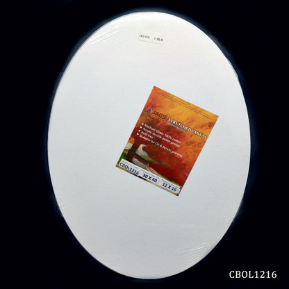 Gift To Love | Canvas Board Stretched Frame Oval | Size : 12 X 16 Inch | Code : CBOL1216