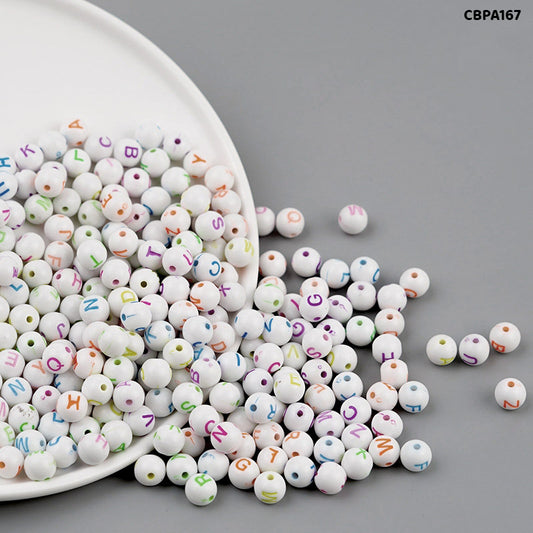 Gift To Love | Craft Beads Plastic | Size : 8 Mm | Pcs : 500 Gms | Code : CBPA167
