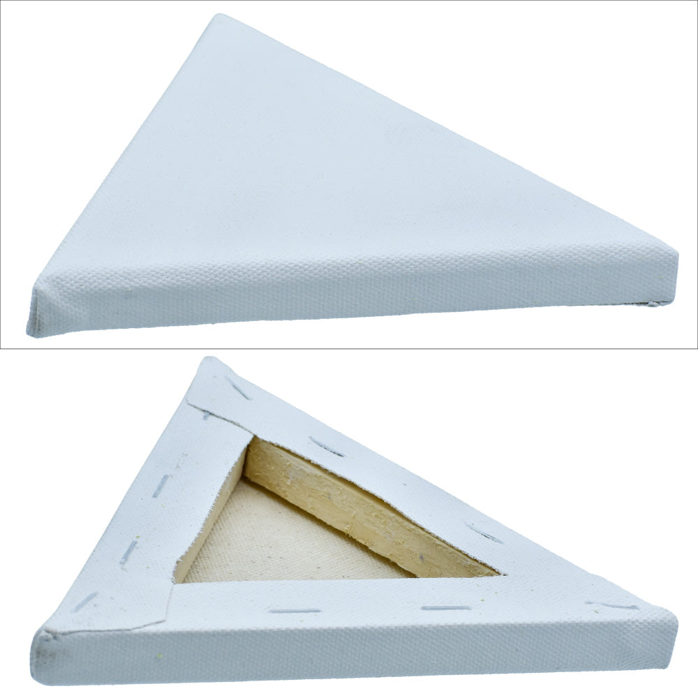 Gift To Love | Canvas Board Stretched Frame Triangle | Size : 6 | Code : CBSFTE6