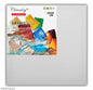 Gift To Love | Canvas Board Stretched | Color : White | Size : 25 X 25 Cm | Code : CBW25X25