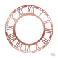 Gift To Love | Clock Acrylic Roman | Color : Copper | Size : 8 Inch | Code : CC08