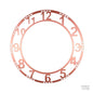 Gift To Love | Clock Acrylic Number | Color : Copper | Size : 12 Inch | Code : CC12N