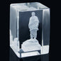 Gift To Love | Crystal Cube Sardar Patel | Size : 4 X 4 X 6 Cm | Code : CC4C00