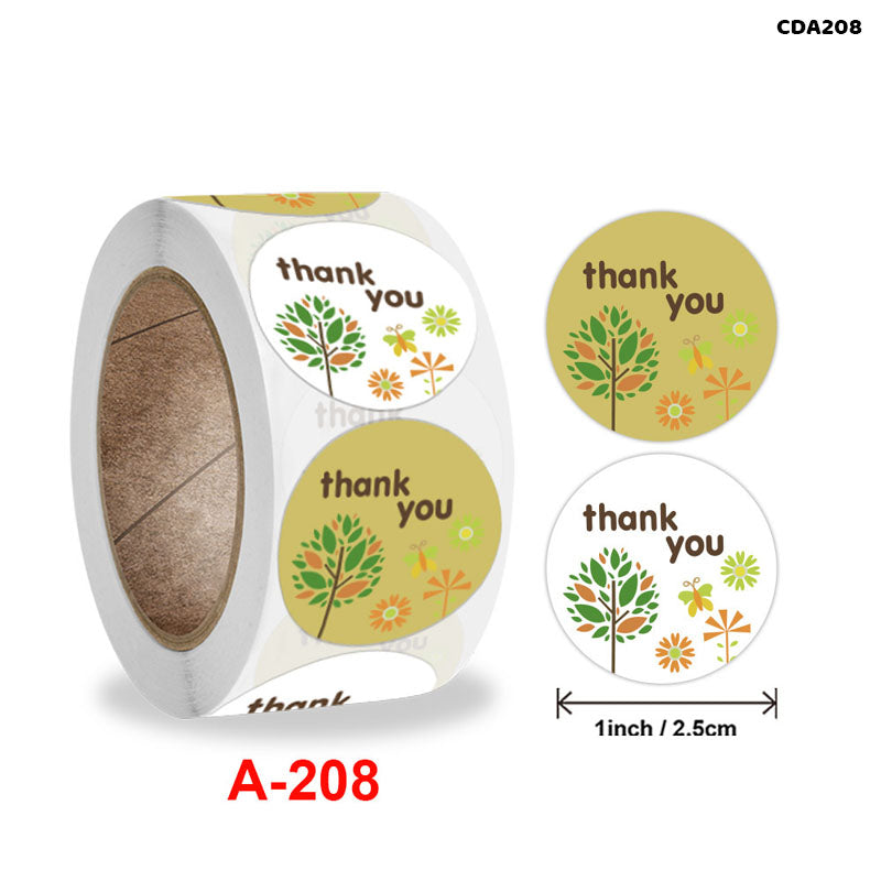 Gift To Love | Thank You & Greetings Tape | Size : 1 Inch | Code : CDA208