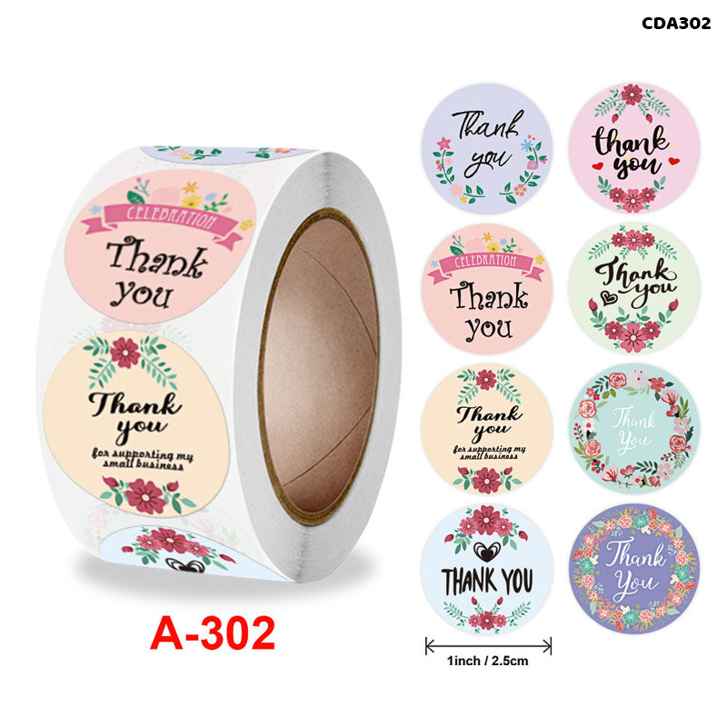 Gift To Love | Thank You & Greetings Tape | Size : 1 Inch | Code : CDA302