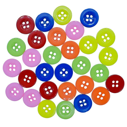 Gift To Love | Decorative Button Mix Color | Size : 20 L | Pcs : 30 Pcs | Code : CDBM02