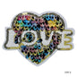 Gift To Love | Craft Sequin Heart Love | Size : Medium | Code : CFF-3