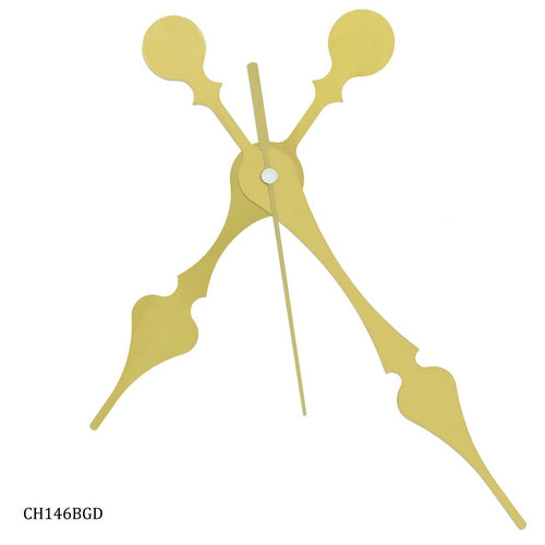 Gift To Love | Clock Hands Set Big Jumbo Gold Second (51)No | Code : CH146BGD