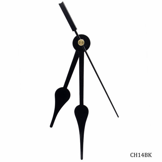Gift To Love | Clock Hands Set Big | Color : Black | Code : CH14BK