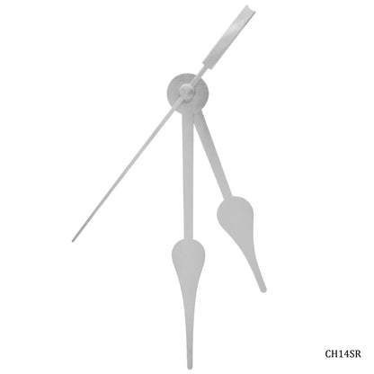 Gift To Love | Clock Hands Set | Color : Silver | Code : CH14SR