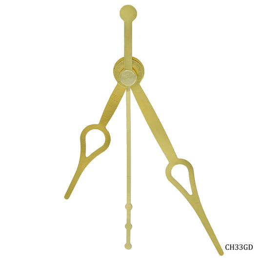 Gift To Love | Clock Hands Set Small Mini Sickosa | Color : Gold | Code : CH33GD