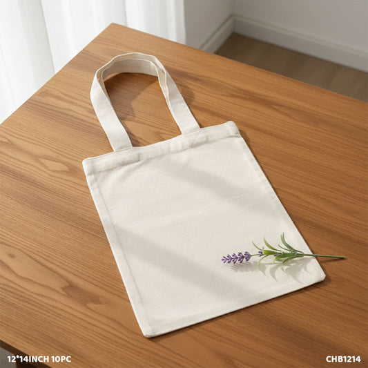 Gift To Love | Cotton Handle Bag 12*14INCH 10PC | Code : CHB1214