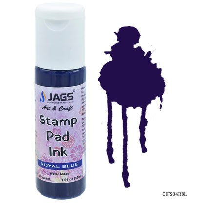 Gift To Love | Craft Ink For Stamp Pad | Color : Royal Blue | Size : 30 Ml | Code : CIFS04RBL