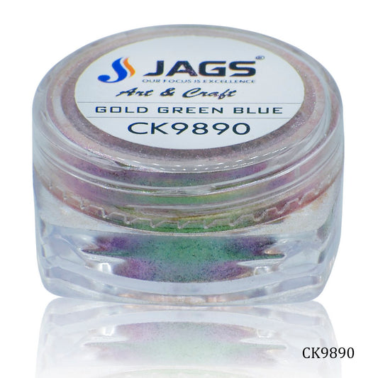 Gift To Love | Resin Chameleon Powder | Color : Gold, Green And Blue | Pcs : 2G | Code : CK9890