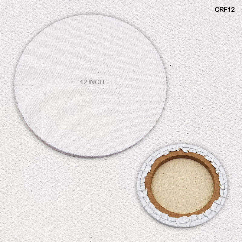 Gift To Love | Stretch Canvas Board Round With Frame | Size : 12 Inch | Code : CRF12