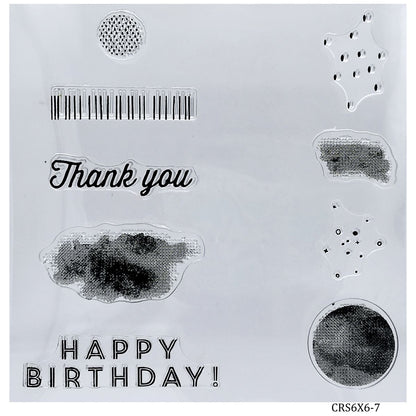 Gift To Love | Clear Rubber Stamp | Size : 6 X 6 | Code : CRS6X6-7