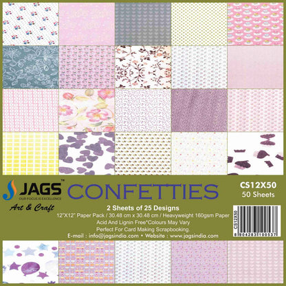 Gift To Love | Paper | Size : 12X12 | Pcs : 50 Sheets | Code : CS12X50