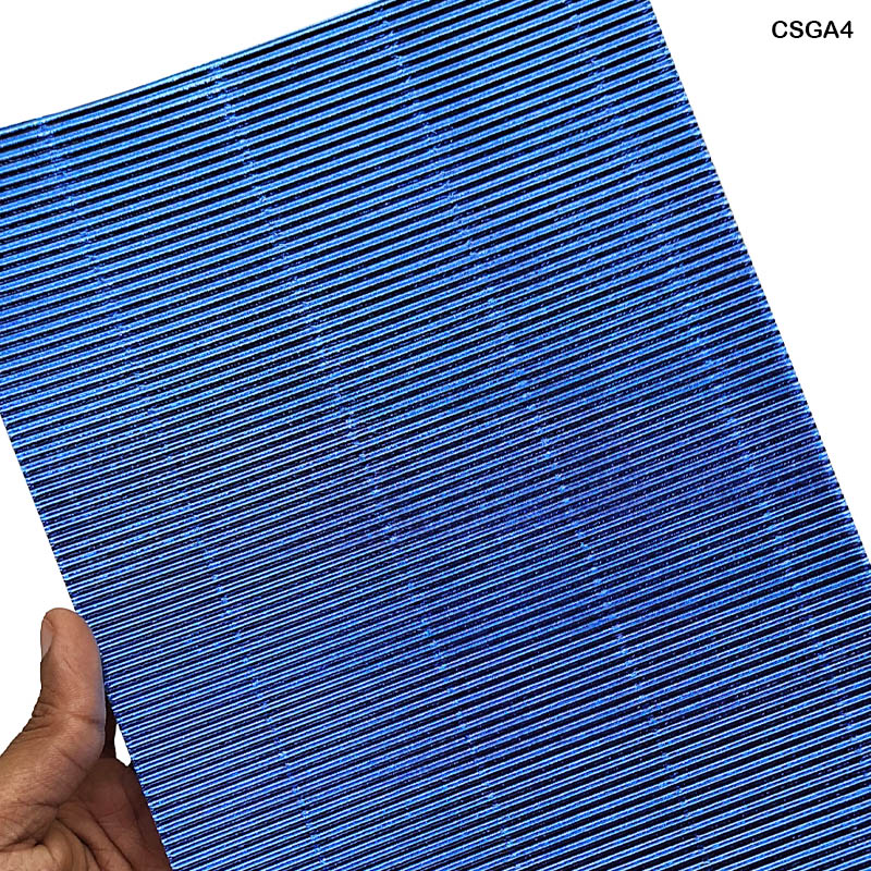 A4 Corrugeted Metalic Sheets Multi 10Pcs (Csga4) - GIFT TO LOVE