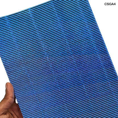 A4 Corrugeted Metalic Sheets Multi 10Pcs (Csga4) - GIFT TO LOVE