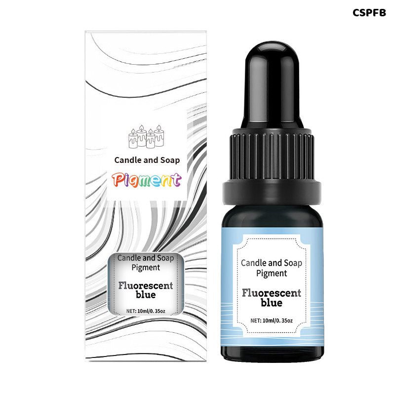 Gift To Love | Candle N Soap Pigment | Color : Fluorescent Blue | Size : 10 Ml | Code : CSPFB