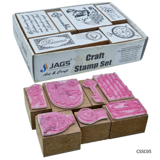 Gift To Love | Craft Stamp Set Clock Key | Pcs : 7 Pcs Set | Code : CSSC05