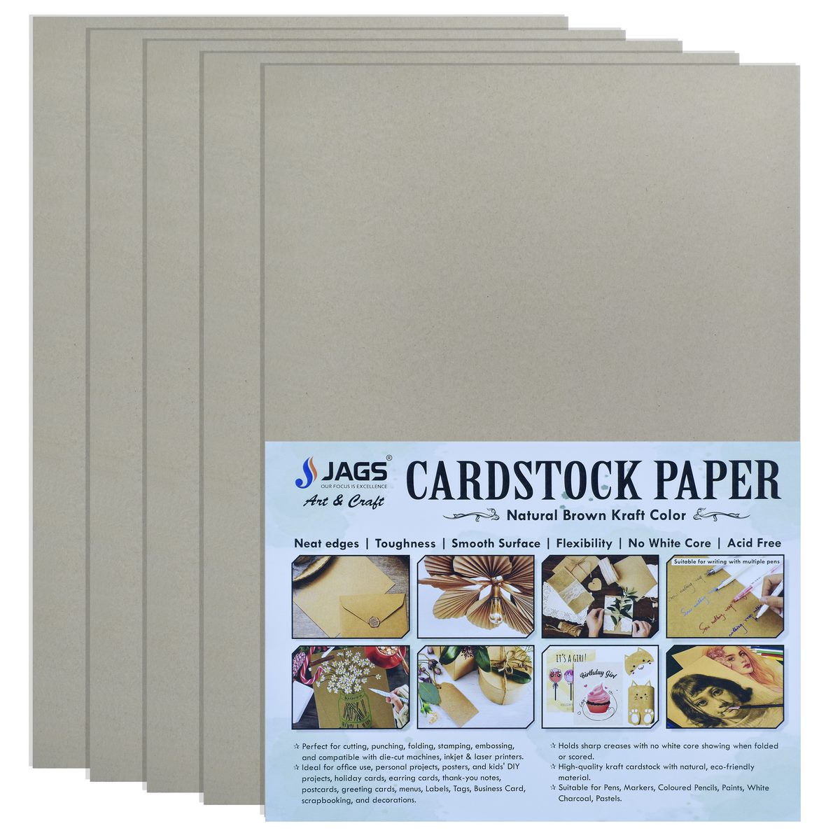 Gift To Love | Card Stock Sheet Eco | Size : A3 | Pcs : 5 Sheets | Code : CSSEA3