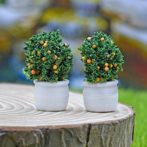 Gift To Love | Artificial Miniature Fruit Pot 2 Pcs | Code : CT010-TT