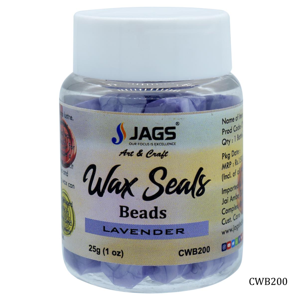 Gift To Love | Craft Wax Seals Beads | Color : Lavender | Size : 25 Gsm | Code : CWB200