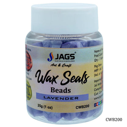 Gift To Love | Craft Wax Seals Beads | Color : Lavender | Size : 25 Gsm | Code : CWB200