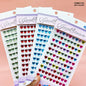 Gift To Love | Gem Stones Heart Sticker | Code : CXM015A