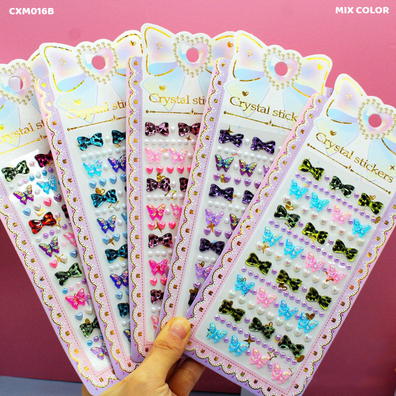 Gift To Love | Crystal Sticker Butterfly Bow | Code : CXM016B