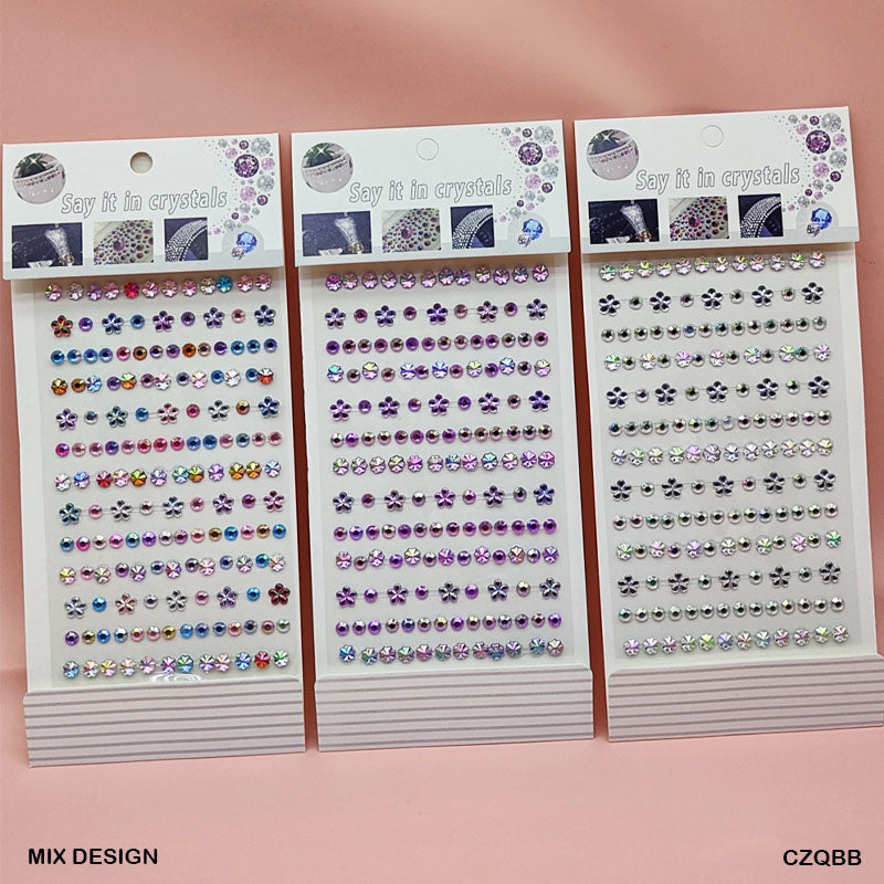 Gift To Love | Flower Stone Sticker | Code : CZQBB