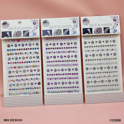 Gift To Love | Flower Stone Sticker | Code : CZQBB