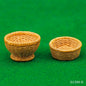 Gift To Love | Miniature Model Bamboos Basket Set | Pcs : 2 Pcs | Code : D1580-B
