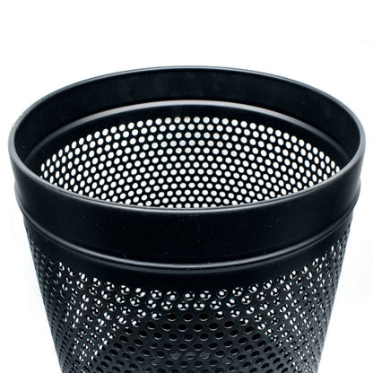 Gift To Love | Dust Bin Stainless Steel | Color : Black | Size : 8 X 12 | Code : DBBK812