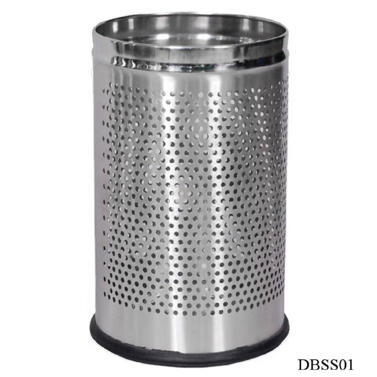 Gift To Love | Dust Bin Stainless Steel Hamper Bin | Size : 8 X 12 | Code : DBSS01