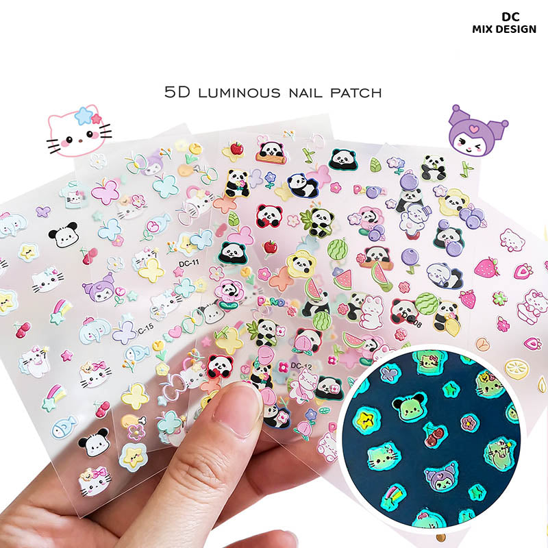 Gift To Love | 5D Creative Nail Stickers | Code : DC