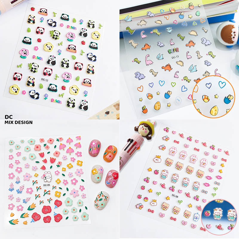 Gift To Love | 5D Creative Nail Stickers | Code : DC