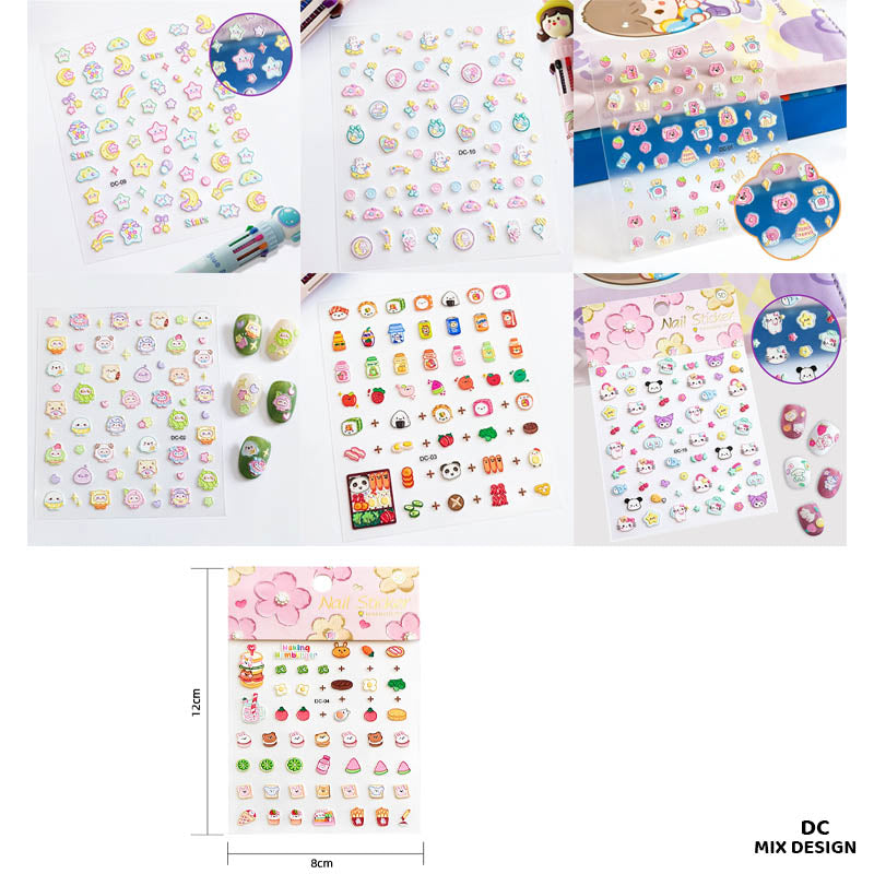 Gift To Love | 5D Creative Nail Stickers | Code : DC