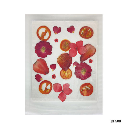 Gift To Love | Pressed Fruit Flower Sheet | Code : DF508