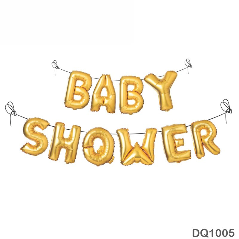 Gift To Love | Baby Shower Foil Print Banner | Code : DQ1005