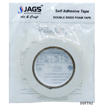 Gift To Love | Double Sided Foam Tape | Size : 2.5 Mtr X 24 Mm | Code : DSFT02