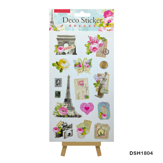 Gift To Love | Deco Sticker Eno | Pcs : 4 In 1 | Code : DSH1804