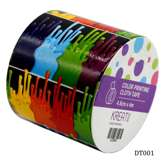 Gift To Love | Duct Tape Printing | Size : 4.8 Cm X 4 M | Pcs : 24 Pcs Box | Code : DT001